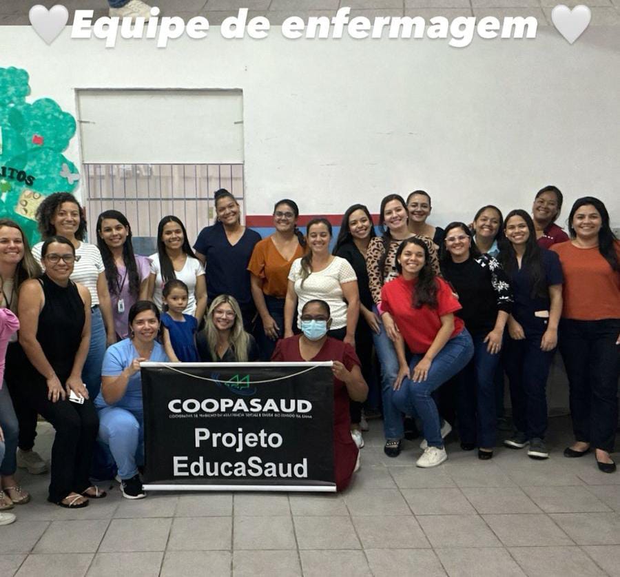Equipe de enfermagem COOPASAUD
